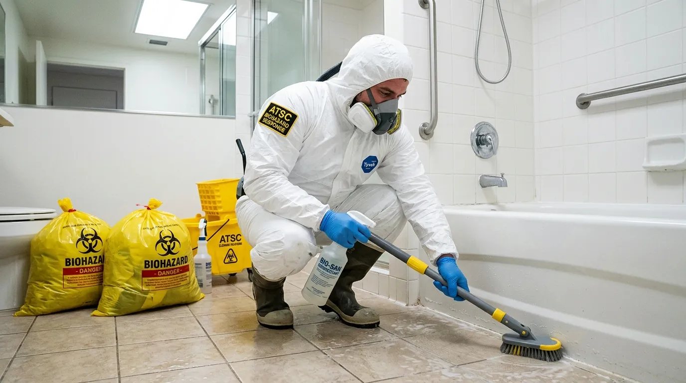 Decontamination equipment deployed for Blood Cleanup in Glen Oaks